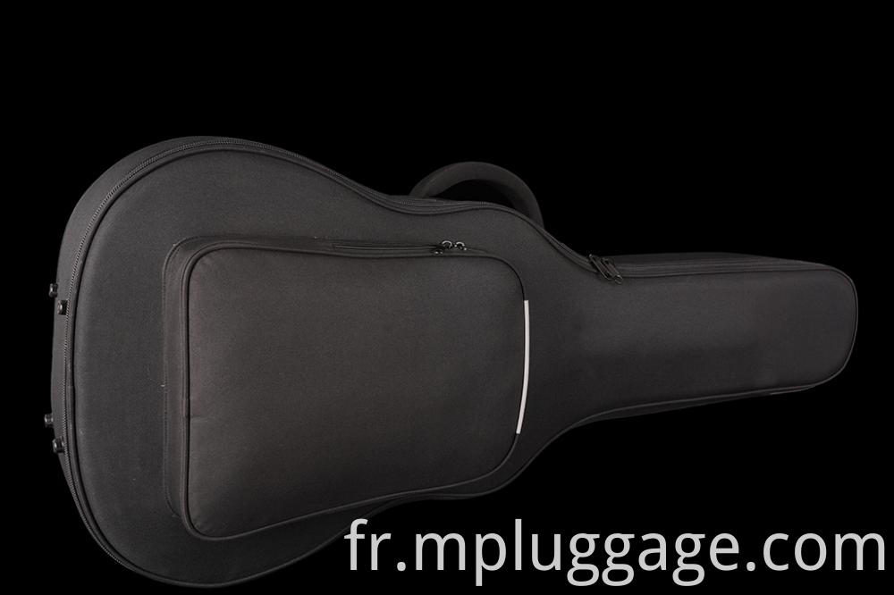 Simple Black Guitar Music Bag